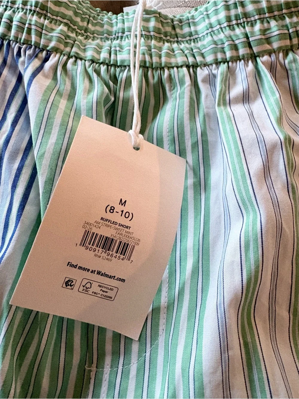 New Free Assembly ruffle shorts